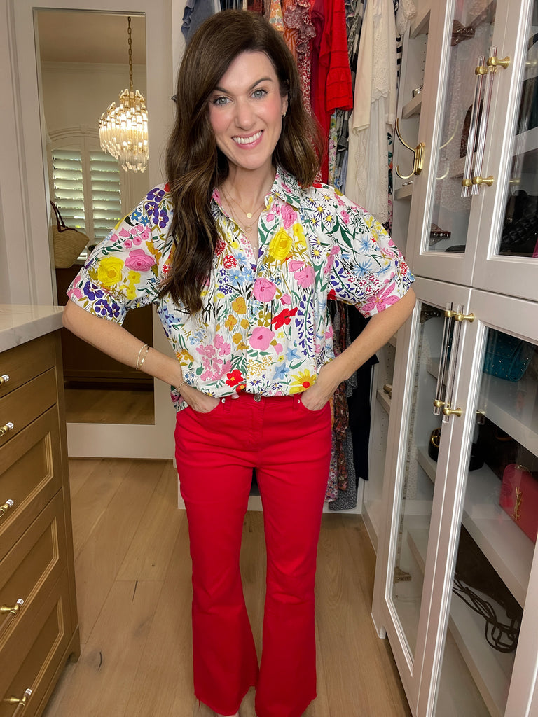 Best and Brightest Floral Top