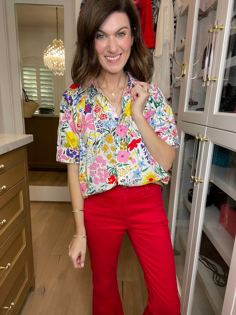 Best and Brightest Floral Top