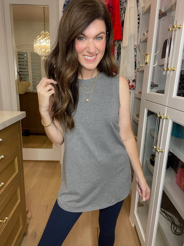 Mono B Early Riser Tank in Gray