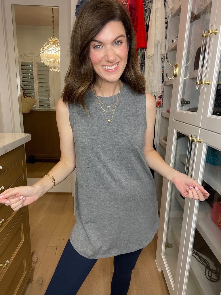 Mono B Early Riser Tank in Gray