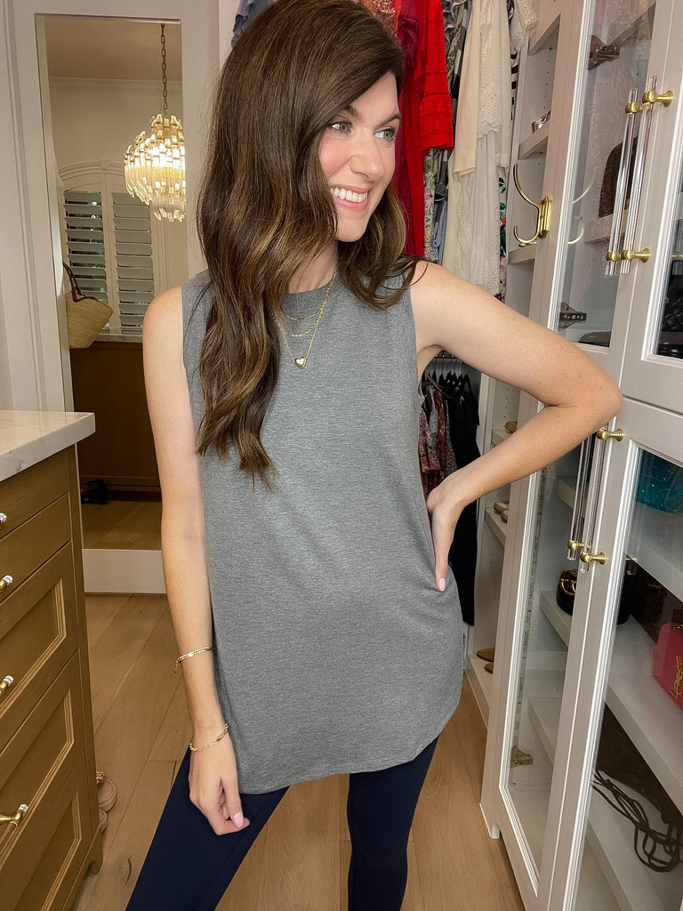 Mono B Early Riser Tank in Gray