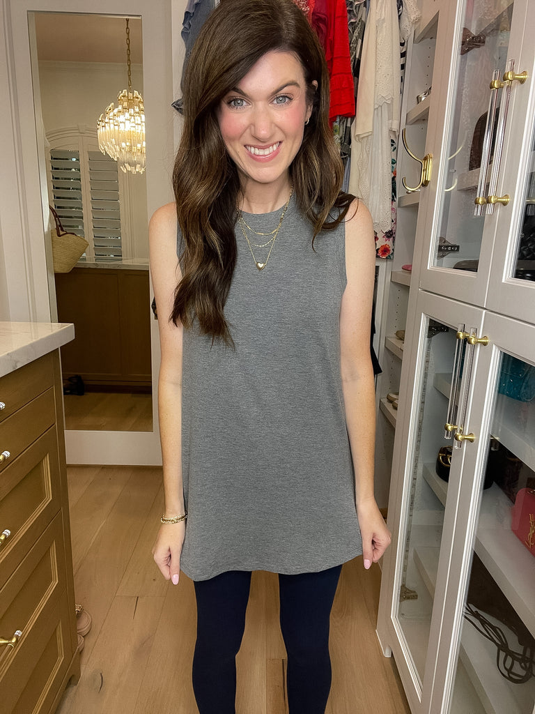 Mono B Early Riser Tank in Gray