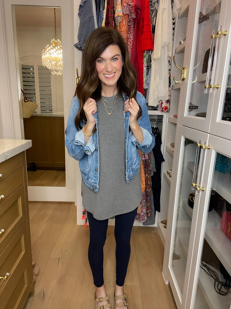 Mono B Early Riser Tank in Gray