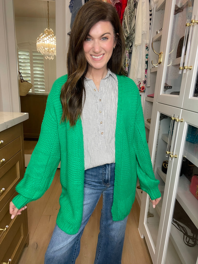 Sweetly Striped Top in White