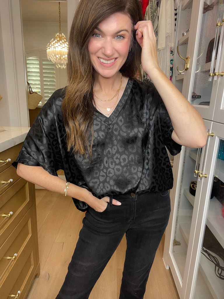 Luxe Leopard Top