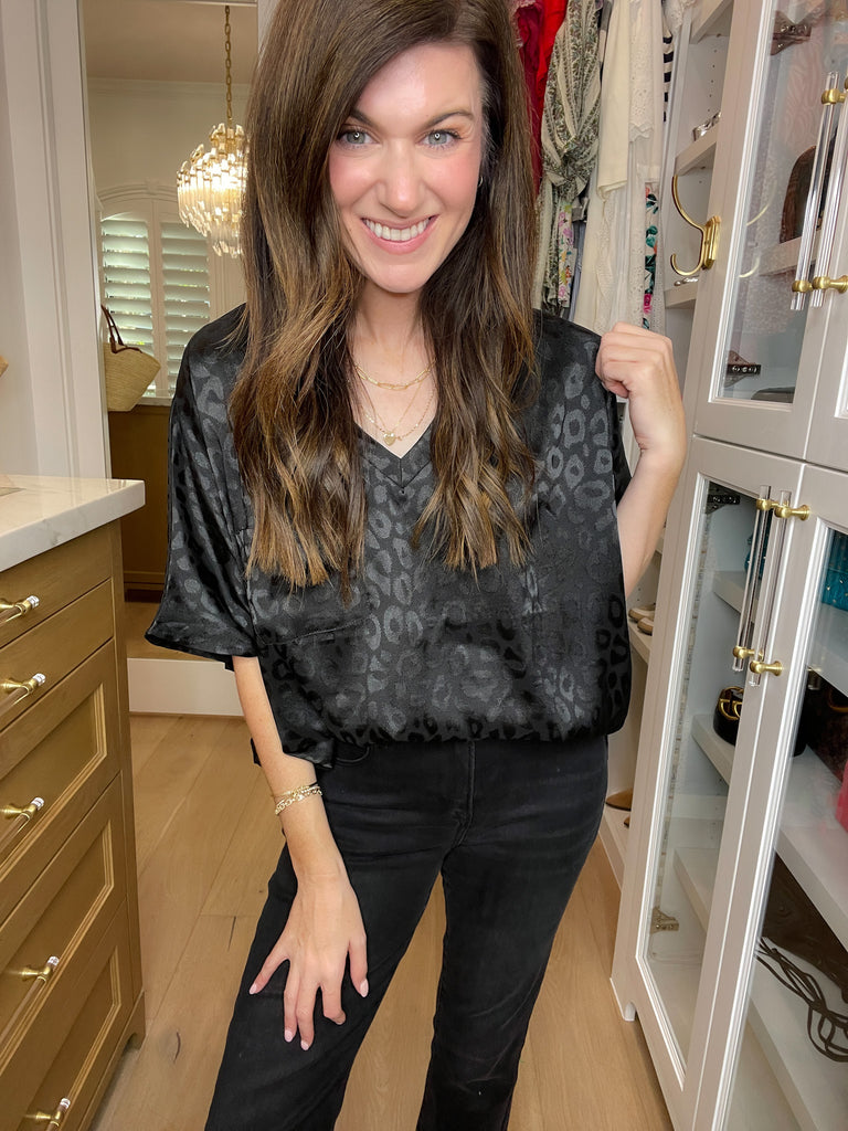 Luxe Leopard Top