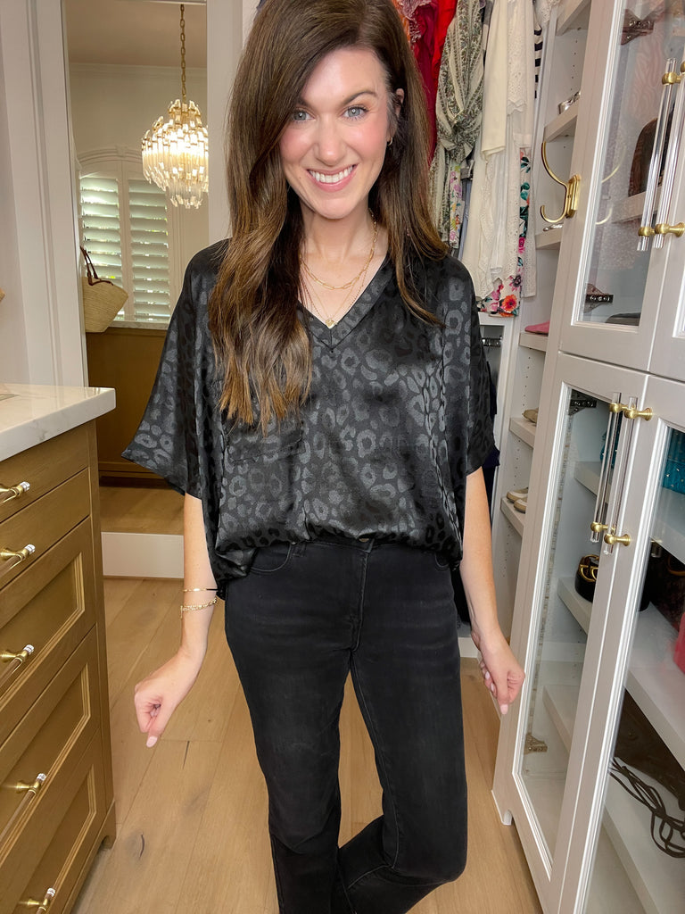 Luxe Leopard Top
