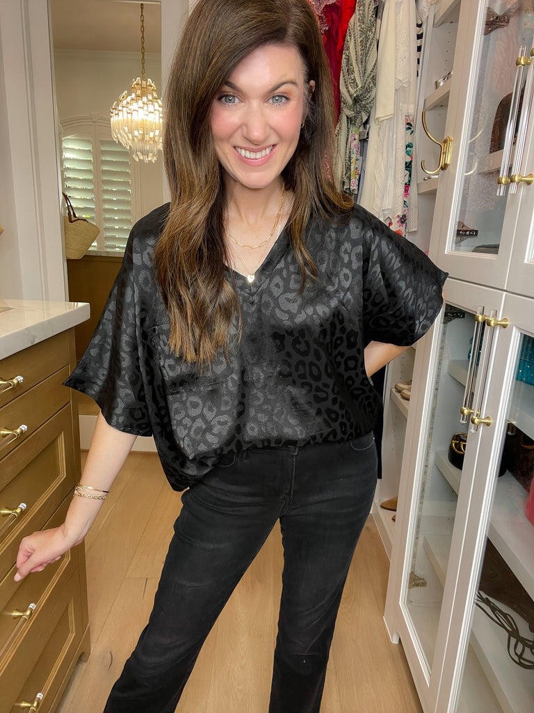 Luxe Leopard Top