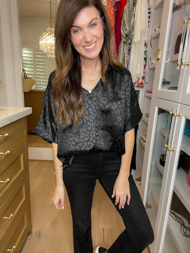 Luxe Leopard Top