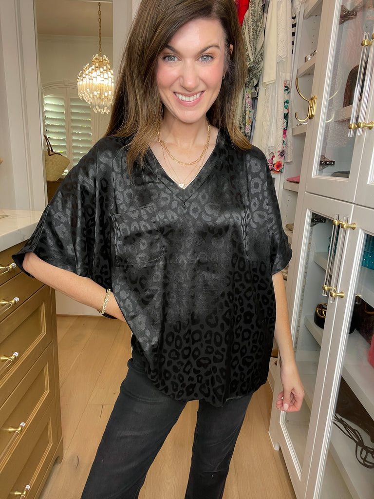 Luxe Leopard Top