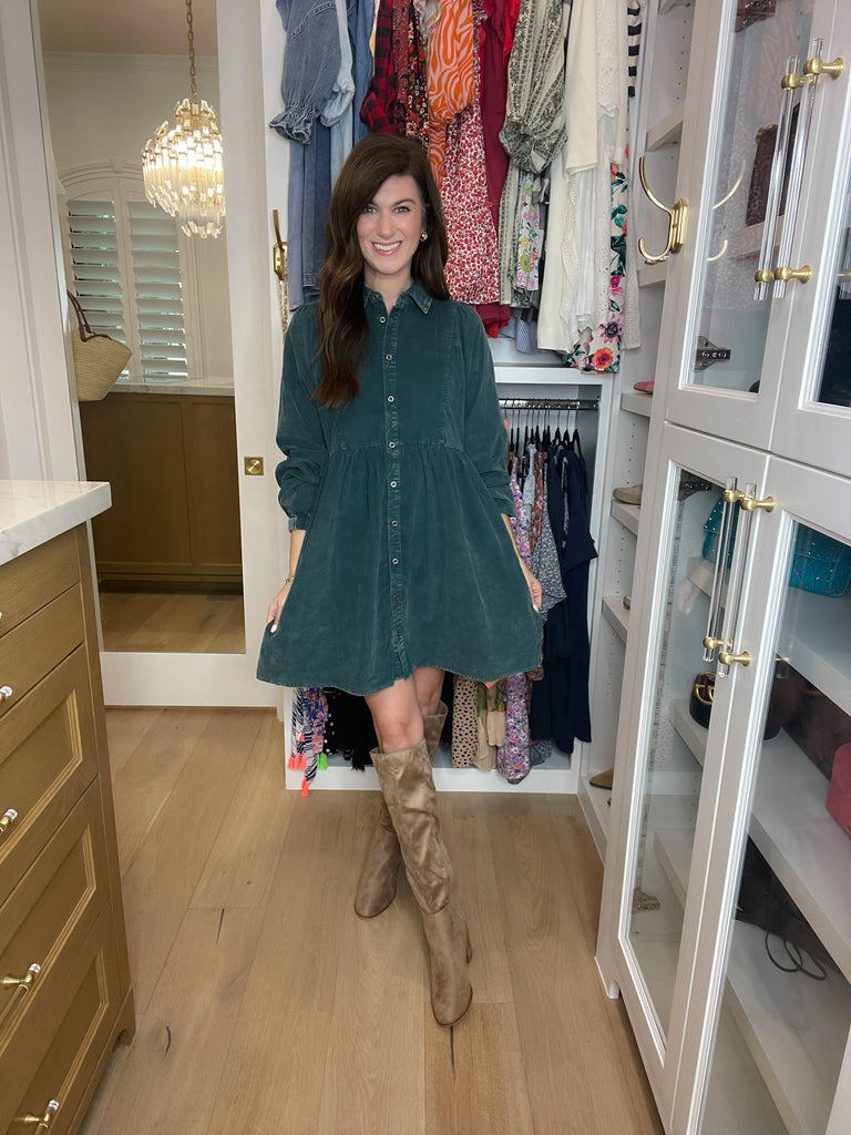 Nicole Knee High Boots in Taupe