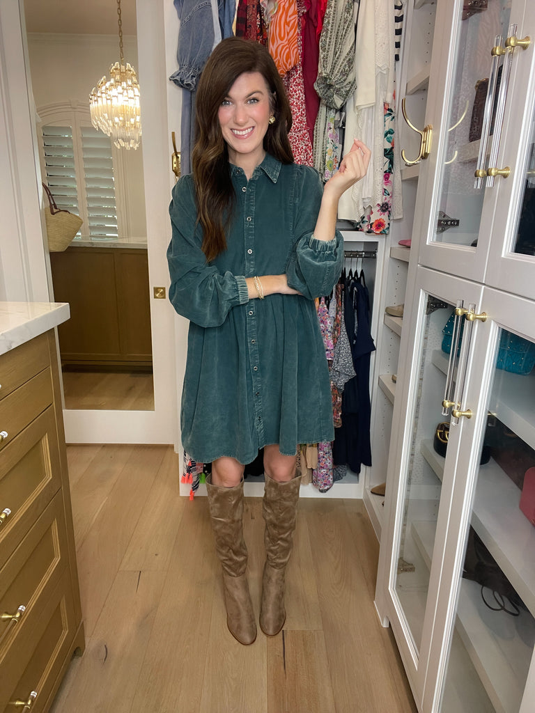 Nicole Knee High Boots in Taupe