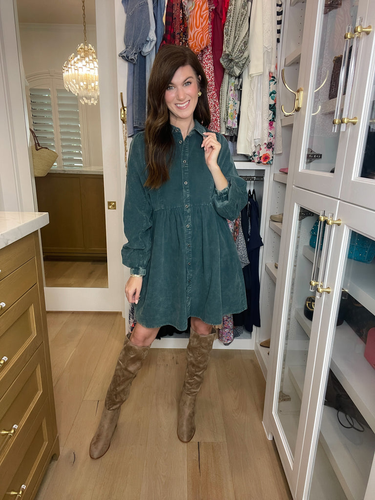 Nicole Knee High Boots in Taupe