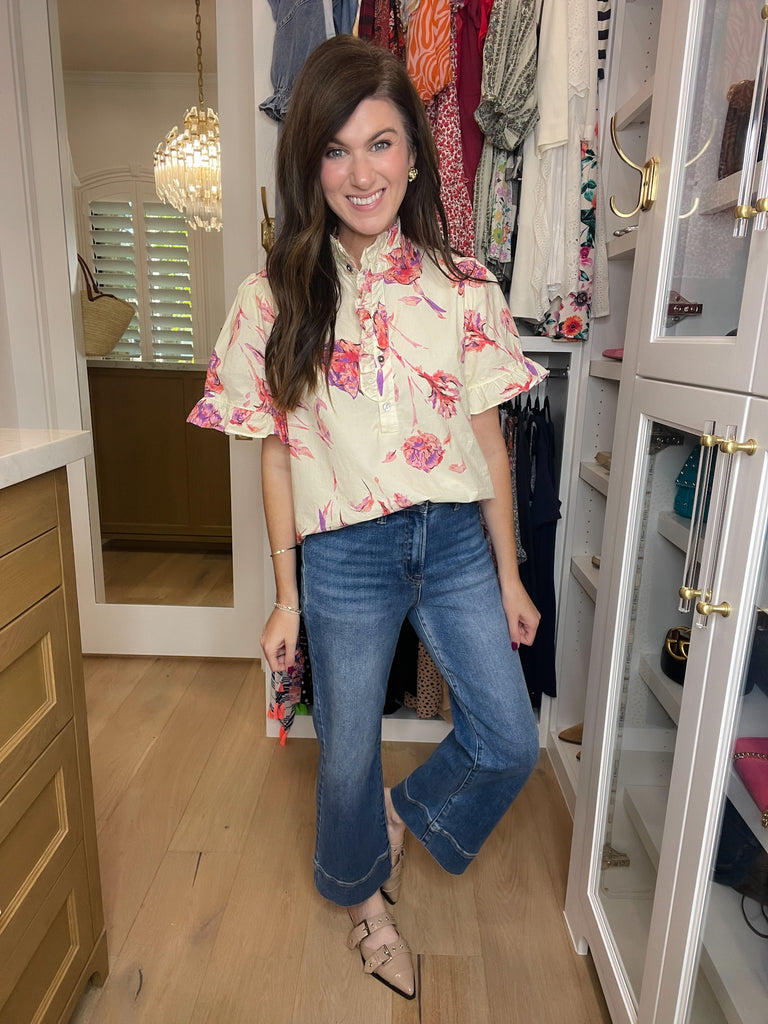 Risen Witney High Rise Wide Leg Trouser Jean