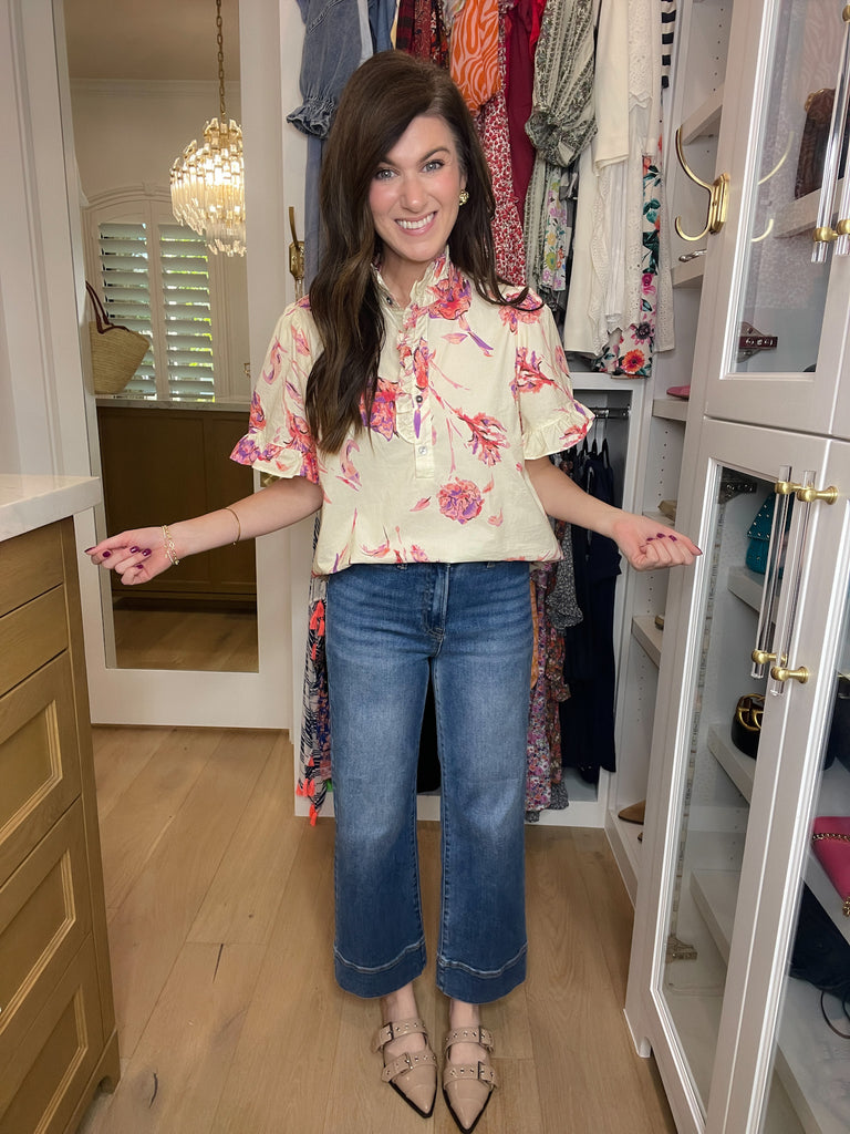 Risen Witney High Rise Wide Leg Trouser Jean