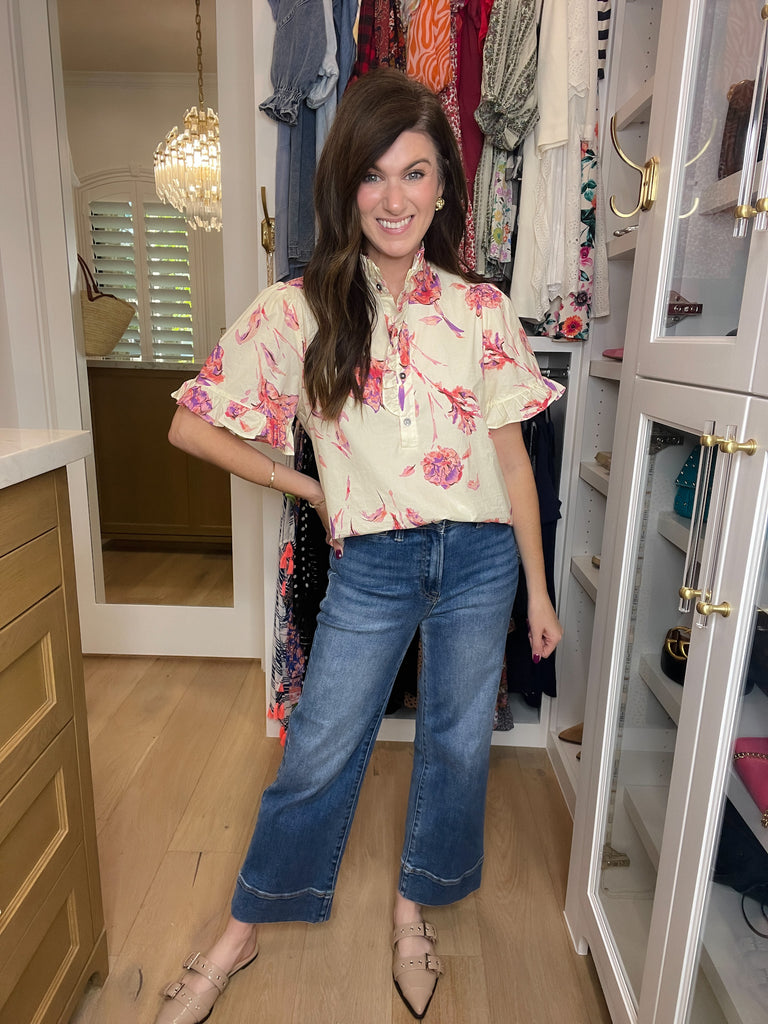 Risen Witney High Rise Wide Leg Trouser Jean