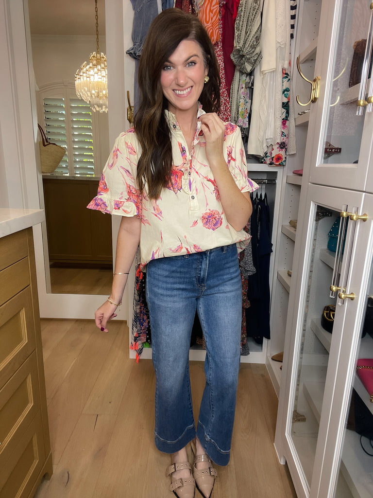 Risen Witney High Rise Wide Leg Trouser Jean