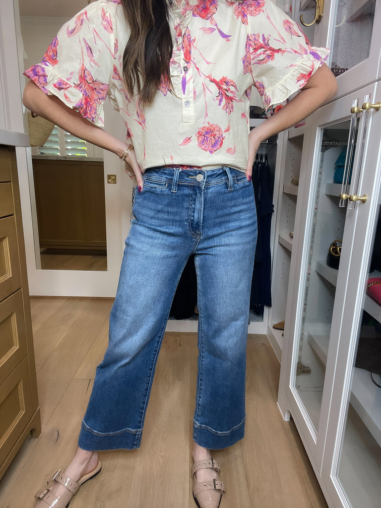 Risen Witney High Rise Wide Leg Trouser Jean