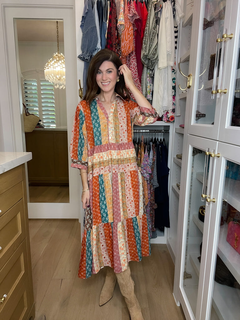 Autumn Brunch Midi Dress