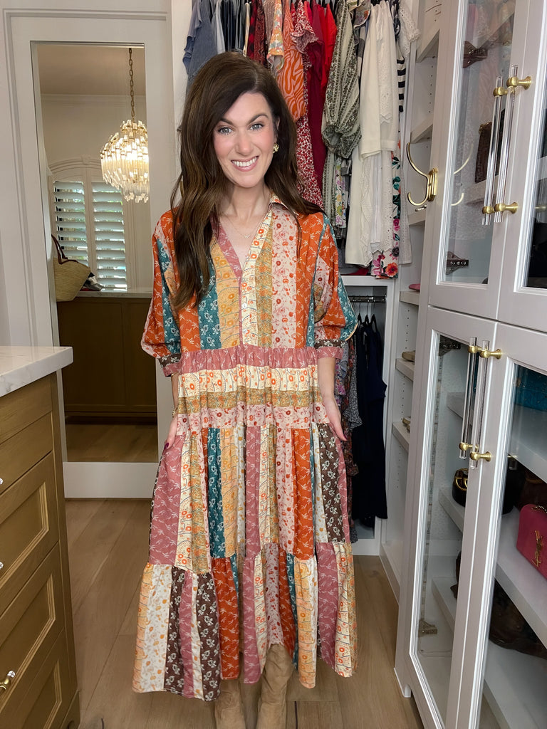 Autumn Brunch Midi Dress