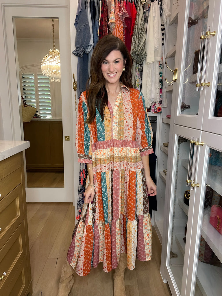 Autumn Brunch Midi Dress