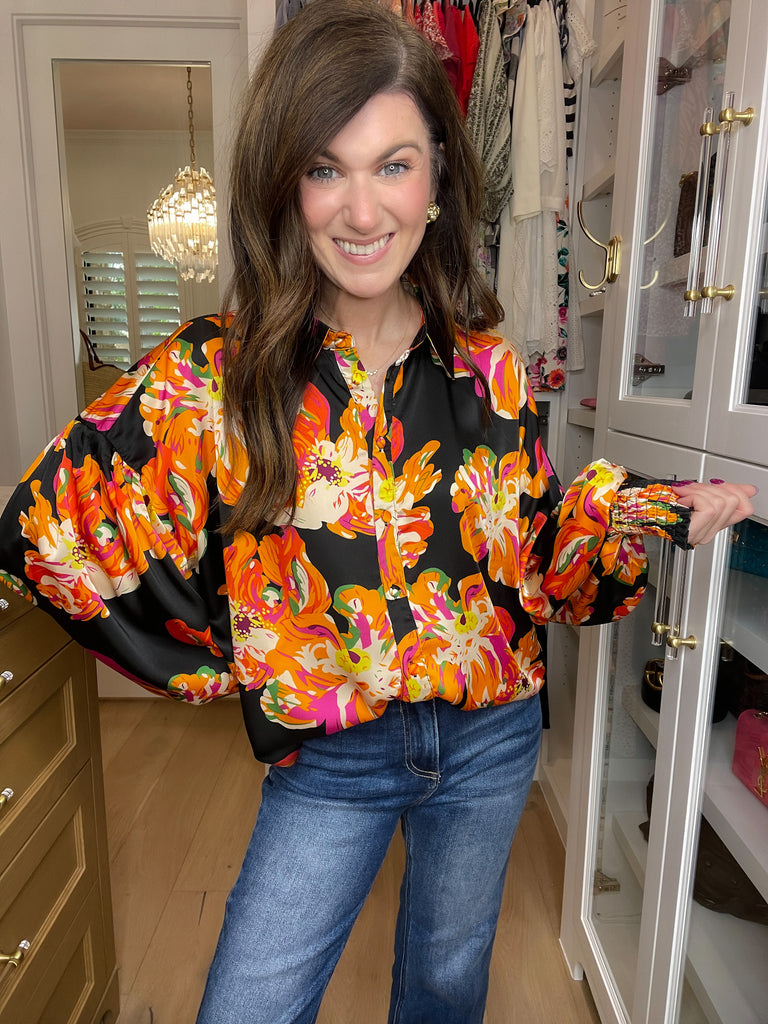 Floral Statement Button Down