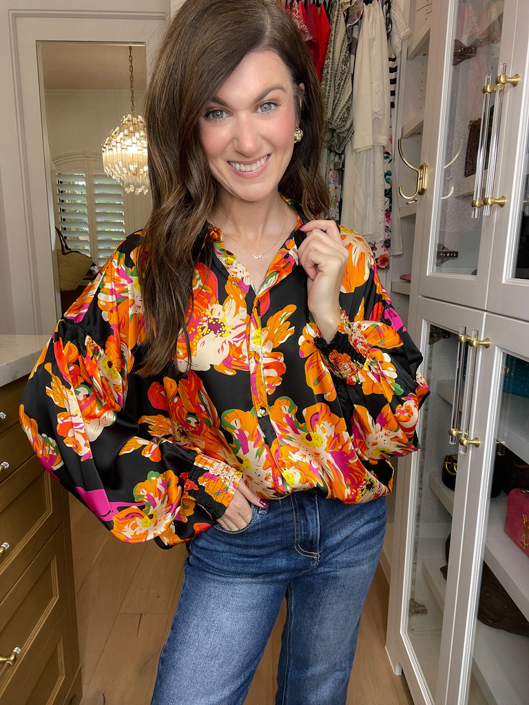 Floral Statement Button Down