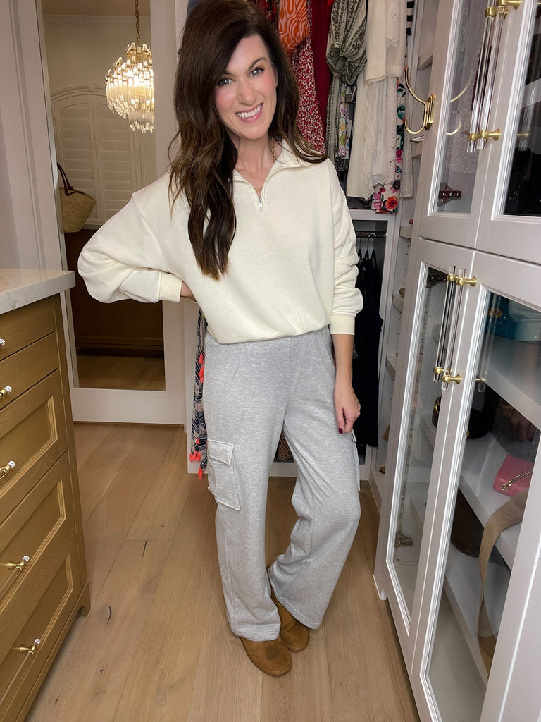 *BELLES & DOORBUSTER* Coming Home Fleece-Lined Cargo Pants *Final Sale*