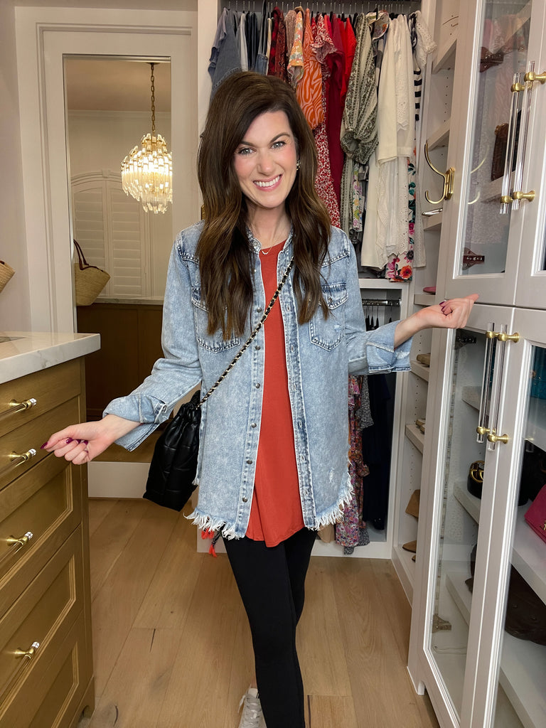 Wayside Long Sleeve Top in Cinnamon