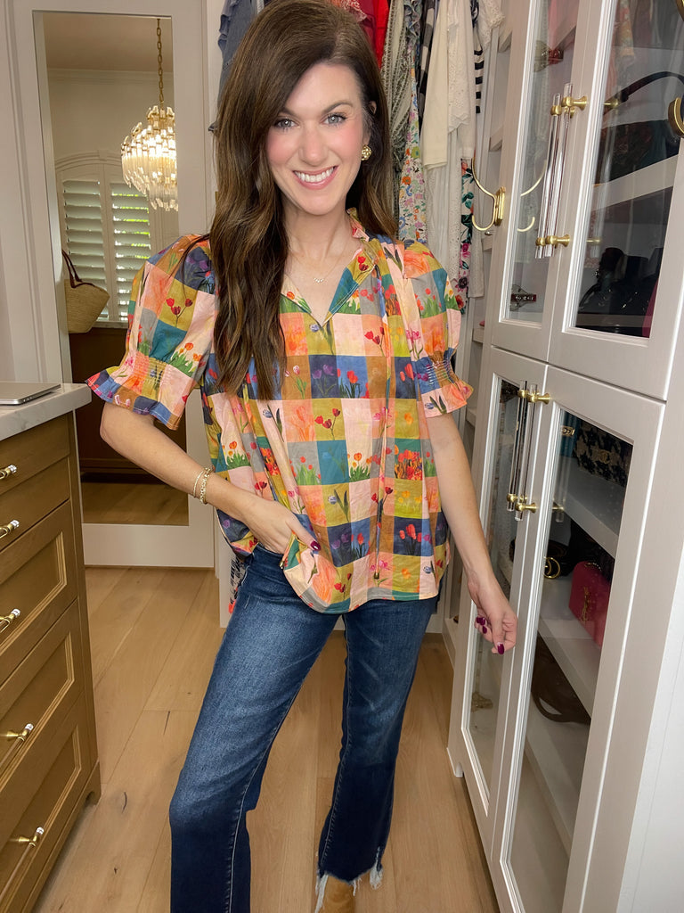 Pretty as a Picture Floral Top