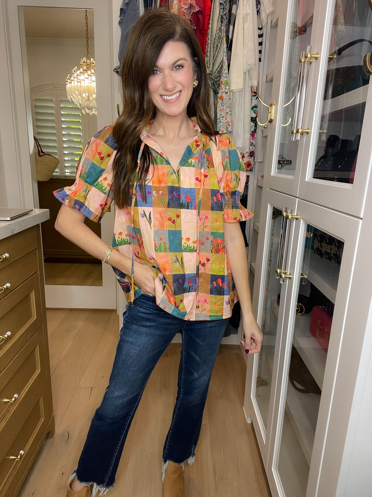 Pretty as a Picture Floral Top