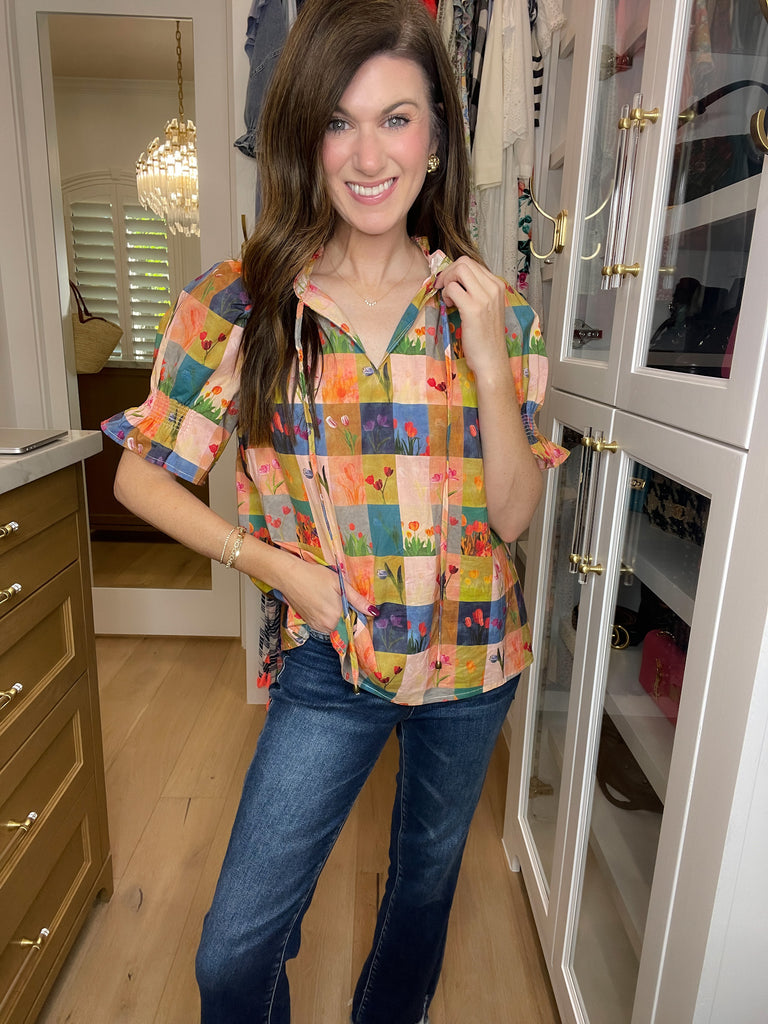 Pretty as a Picture Floral Top
