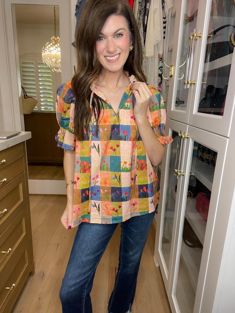 Pretty as a Picture Floral Top