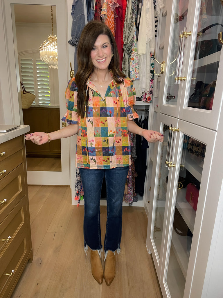 Pretty as a Picture Floral Top