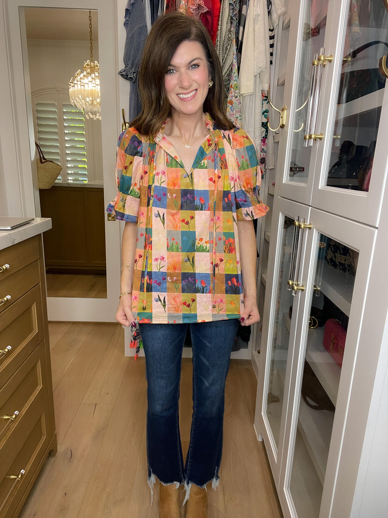 Pretty as a Picture Floral Top