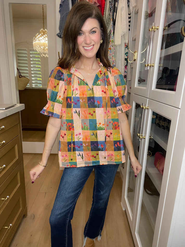 Pretty as a Picture Floral Top