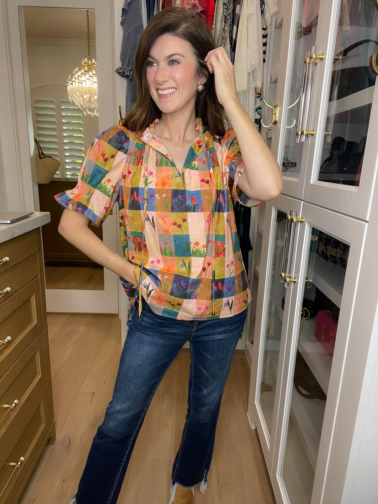 Pretty as a Picture Floral Top