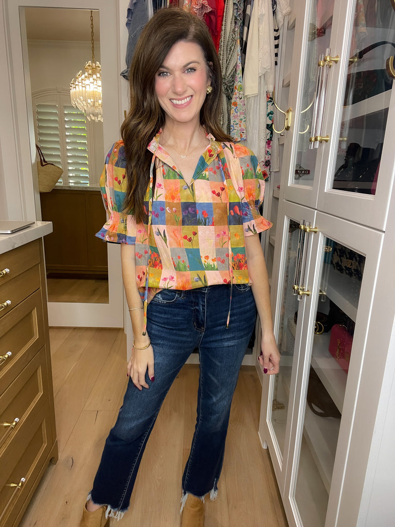 Pretty as a Picture Floral Top