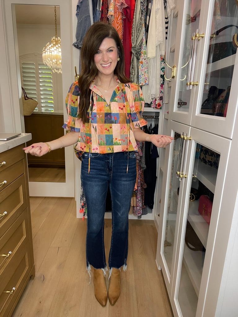 Pretty as a Picture Floral Top