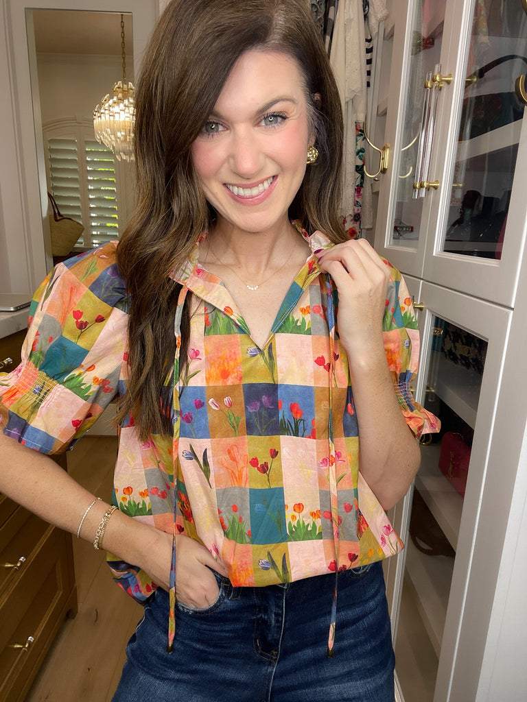 Pretty as a Picture Floral Top