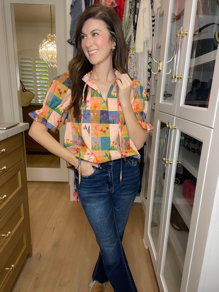 Pretty as a Picture Floral Top