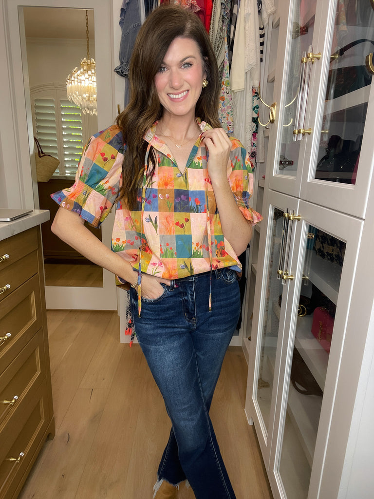 Pretty as a Picture Floral Top