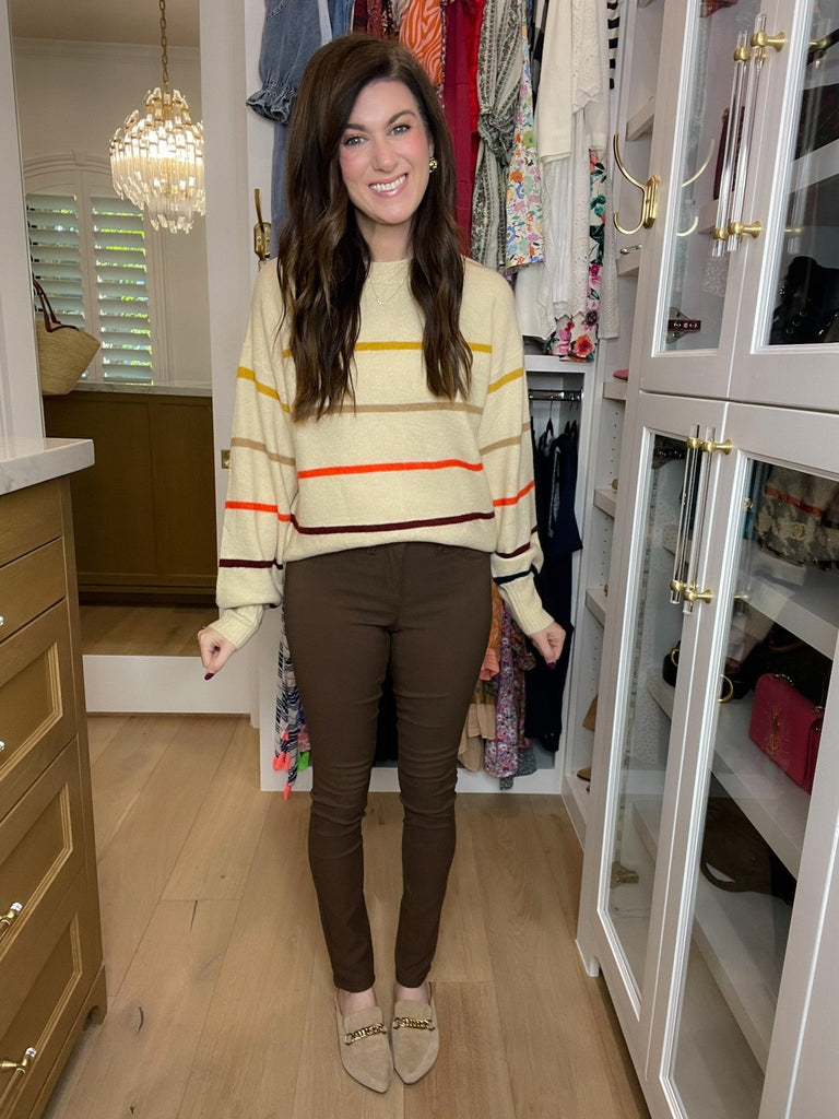 Royalty for Me Hyperstretch Skinny Jeans in Walnut