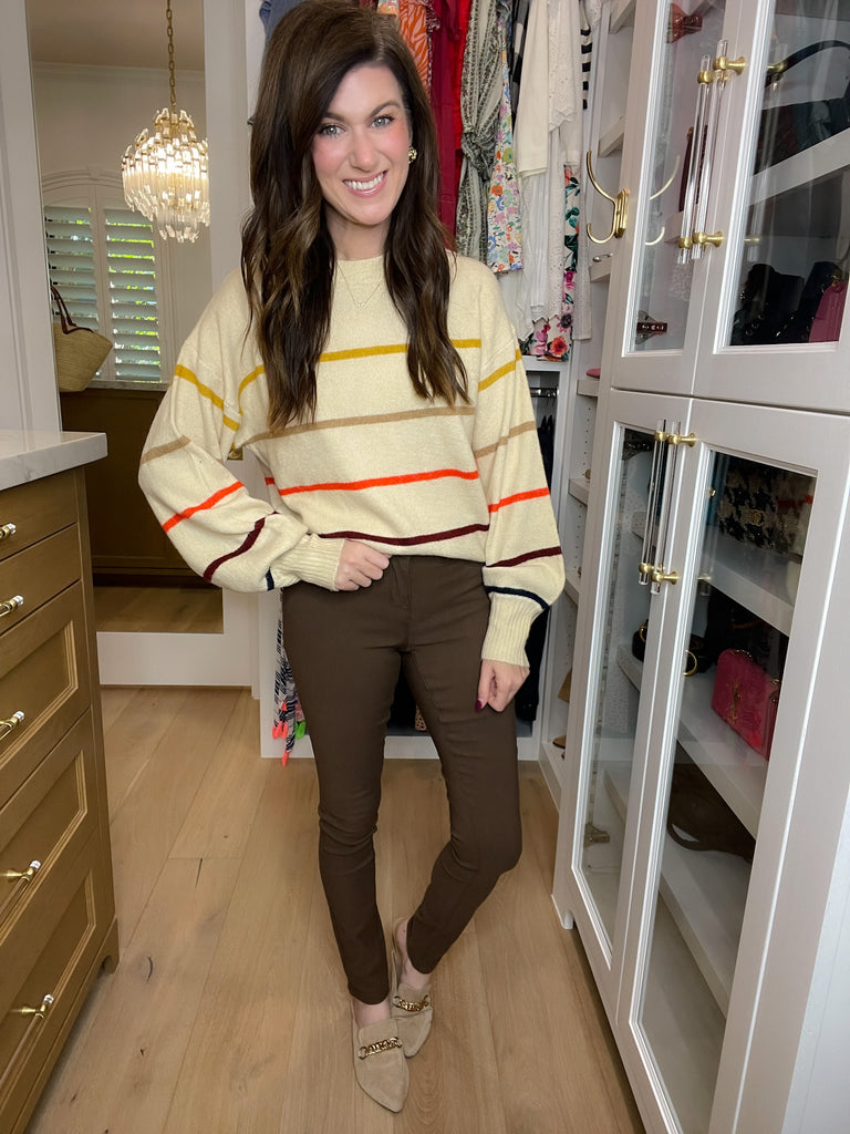 Always Autumn Striped Sweater