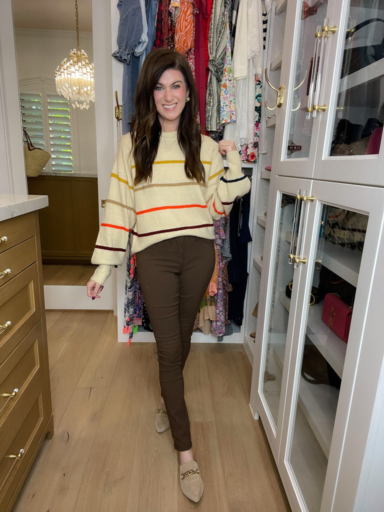 Royalty for Me Hyperstretch Skinny Jeans in Walnut