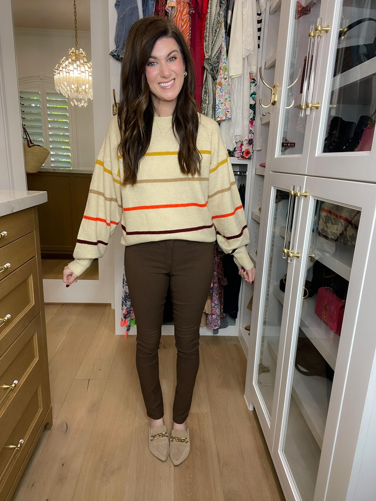 Always Autumn Striped Sweater