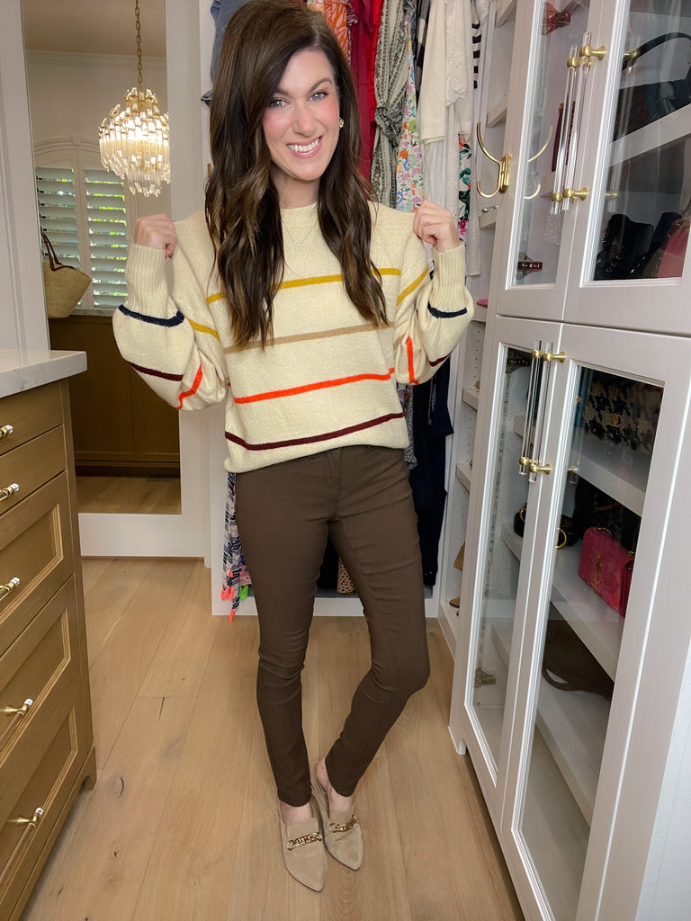 Royalty for Me Hyperstretch Skinny Jeans in Walnut