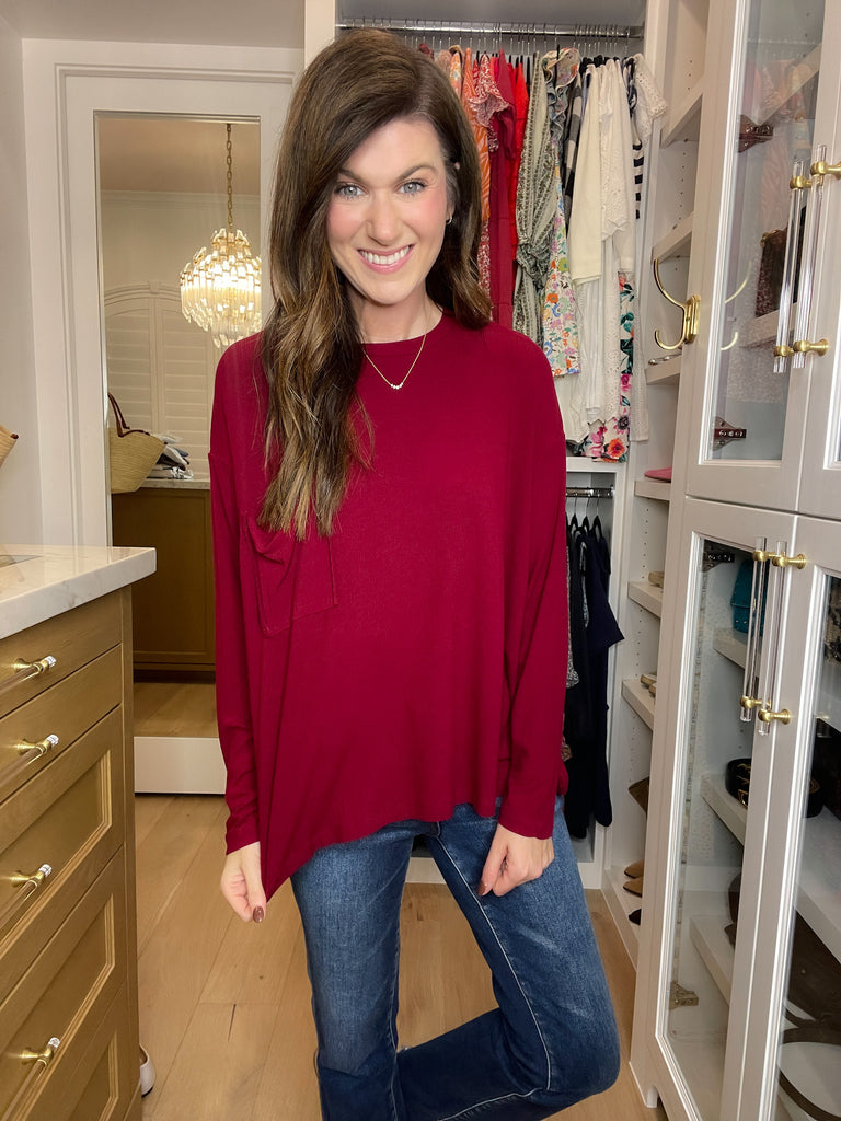 *BELLES & DOORBUSTER* Fall Chill Ribbed Long Sleeve Tops in Multiple Colors *Final Sale*