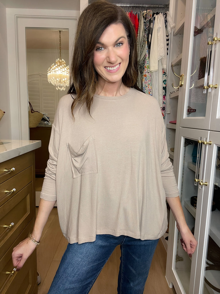 *BELLES & DOORBUSTER* Fall Chill Ribbed Long Sleeve Tops in Multiple Colors *Final Sale*