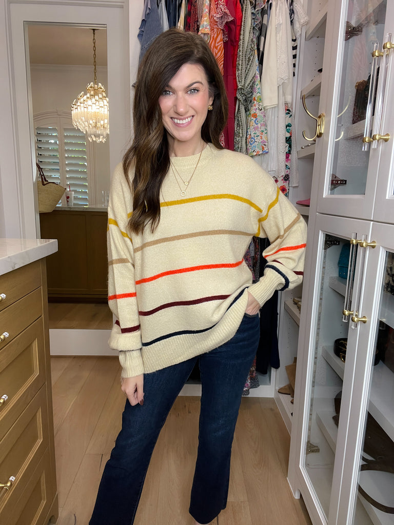 Always Autumn Striped Sweater